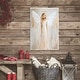 preview thumbnail 9 of 8, Stupell Divine White Robe Angel Wall Plaque Design by Petal Prints Design