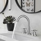 preview thumbnail 22 of 28, 8.2"H Solid Brass Widespread 2-handle Bathroom Sink Faucet