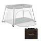 preview thumbnail 7 of 16, Dream On Me Travel Light Playard with Mesh Zipper Door Grey