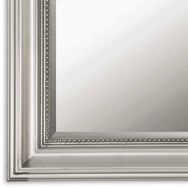 Uttermost Stuart 37" X 27" Silver Contemporary Gallery Style Vanity
