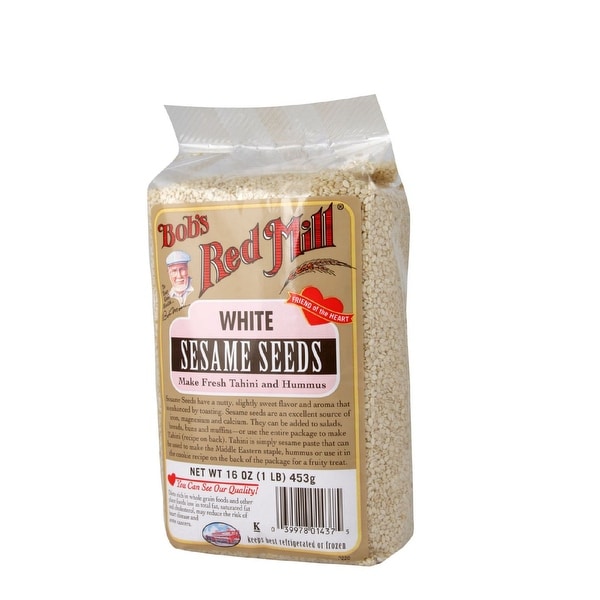 Bob's Red Mill White Sesame Seeds - 16 oz - Case of 4