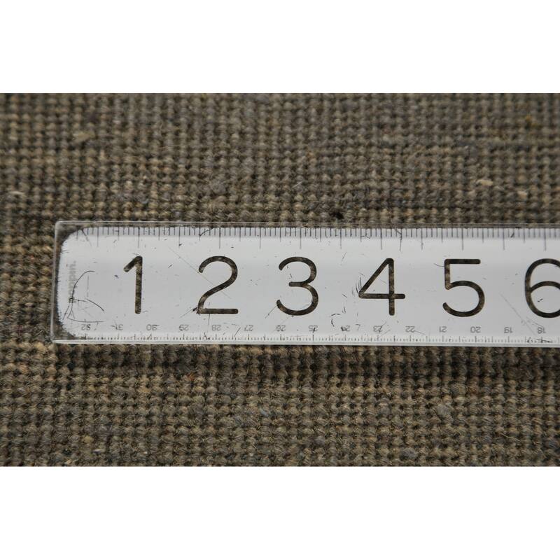 Modern Gray Gabbeh Oriental Area Rug Handmade Wool Carpet - 5'4" x 7'8"