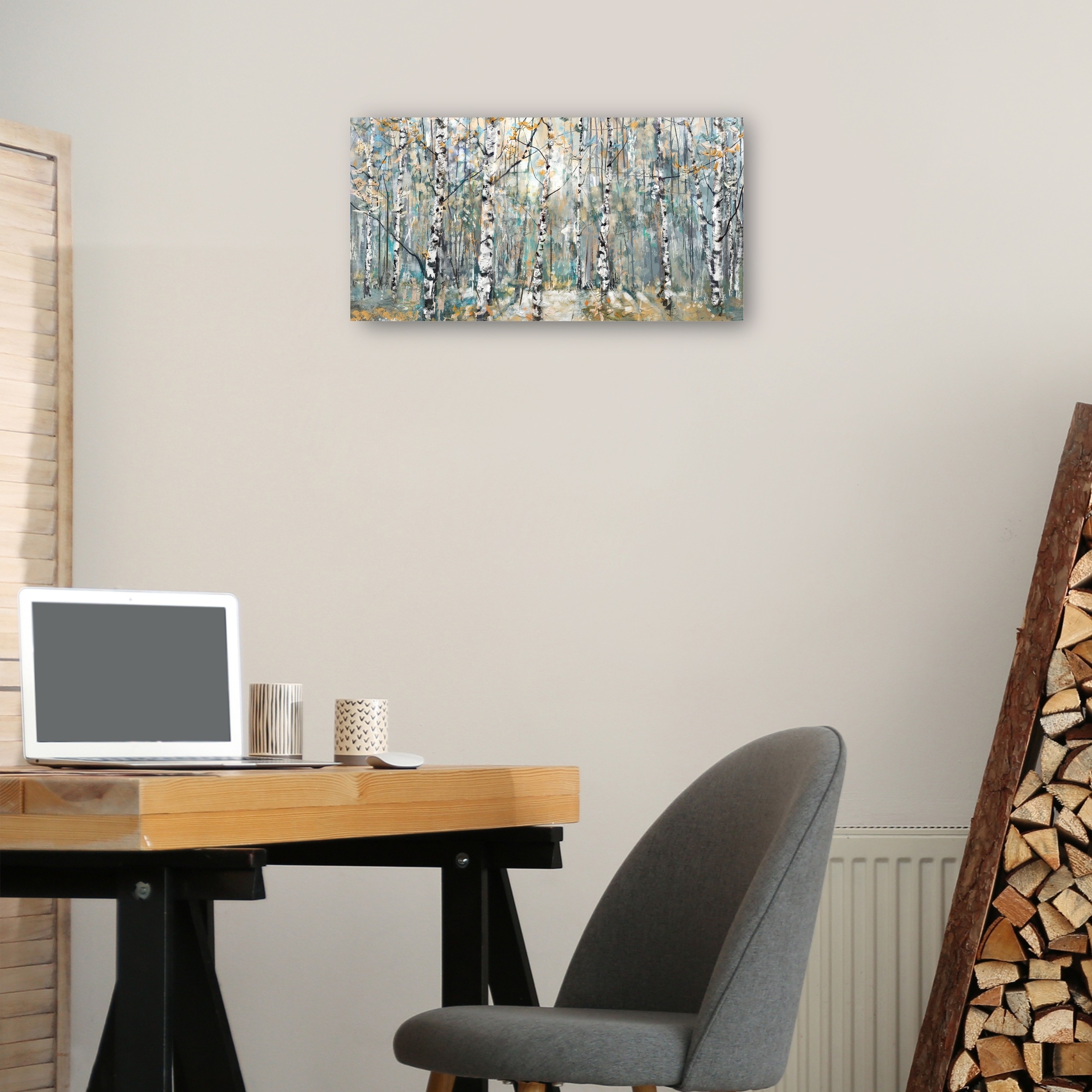 Kaleidoscope Trees II Panel By Studio Arts Canvas Art Print