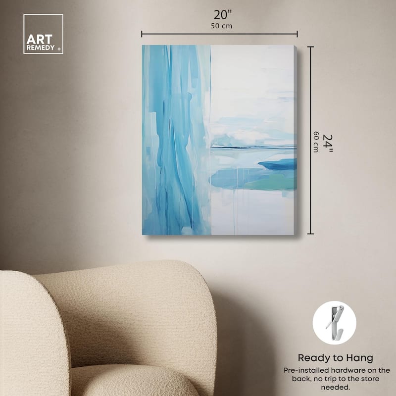 Transcendent Tides I Canvas by Art Remedy, Gallery Wrapped