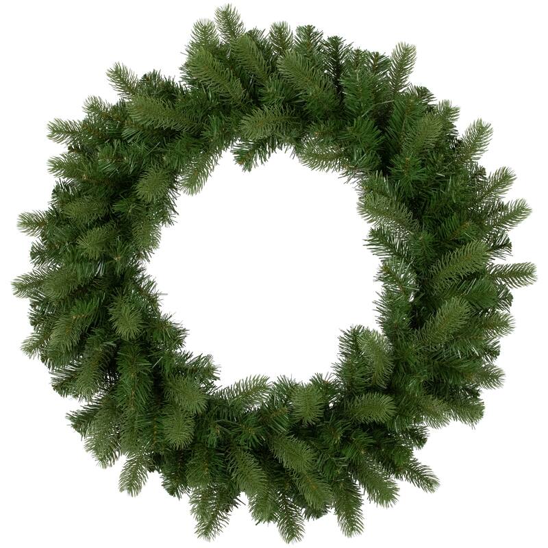 real touch™️ noble fir artificial christmas wreath unlit 30"