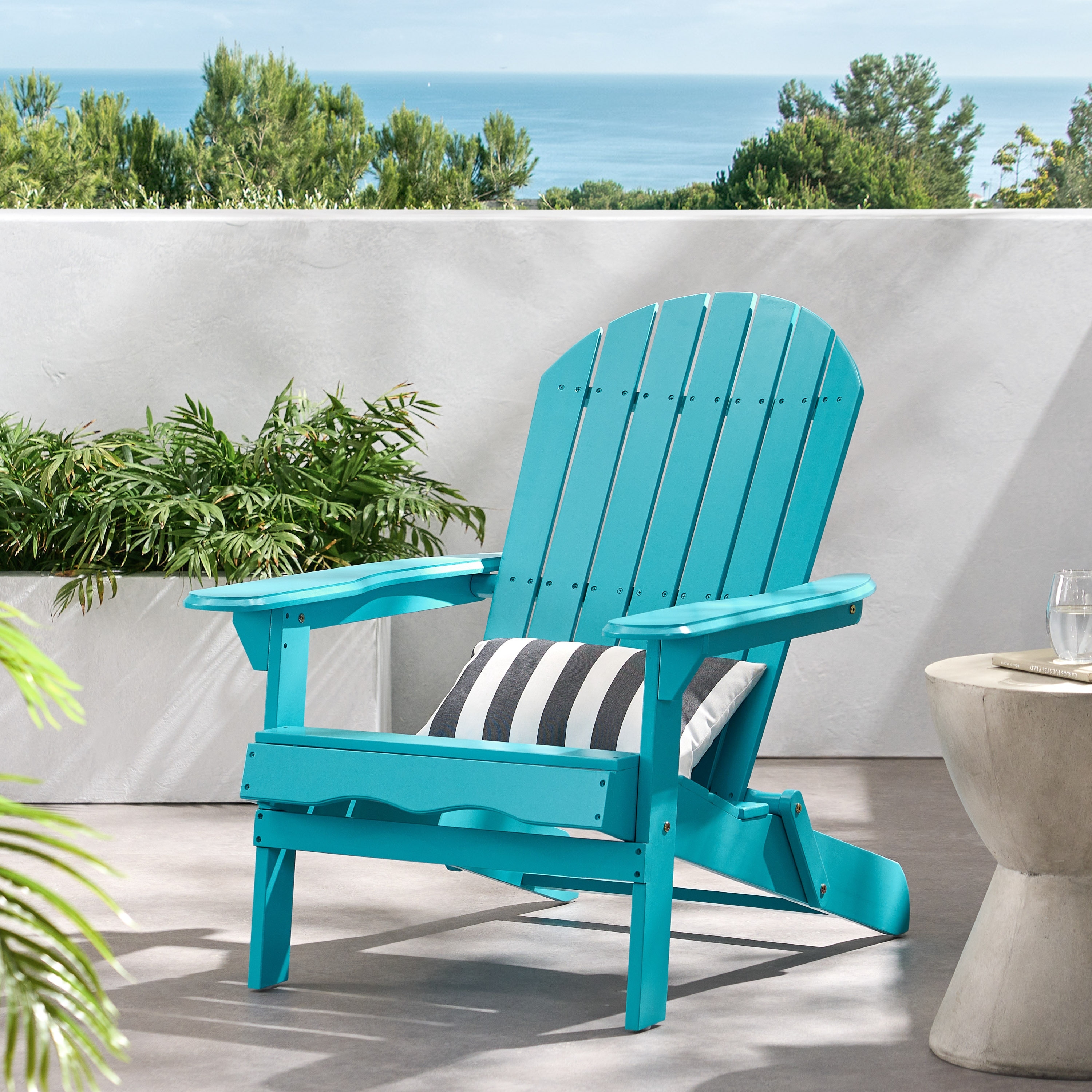 Reclining Chair Blue Adirondack Chairs Home Depot Outdoor - Main Image