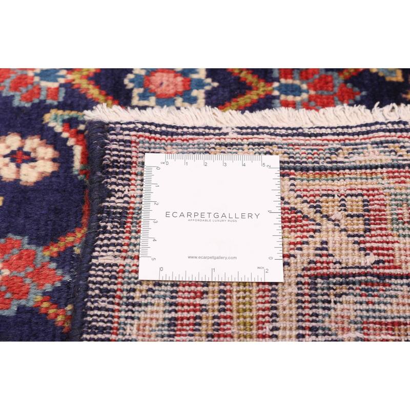 ECARPETGALLERY Hand-knotted Andelz Navy Wool Rug - 3'4 x 9'5