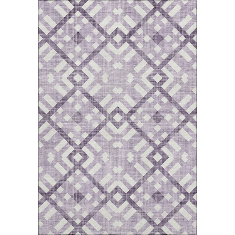 Premium Washable Super Soft Contemporary Geo Mayfield Rug