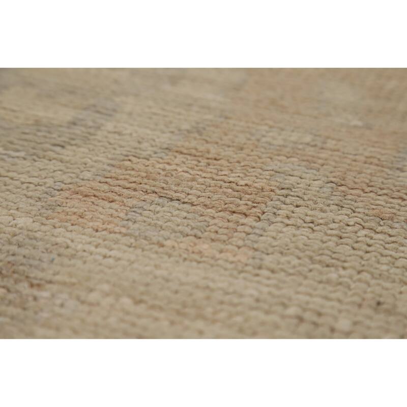 Oushak Turkish Area Rug Vegetable Dye Handmade Wool Carpet - 9'3"x 12'2"