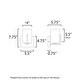 preview thumbnail 2 of 0, Maxim 21281 Dart 8" Tall Bathroom Sconce