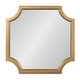 preview thumbnail 53 of 134, Kate and Laurel Hogan Scalloped Wood Framed Mirror