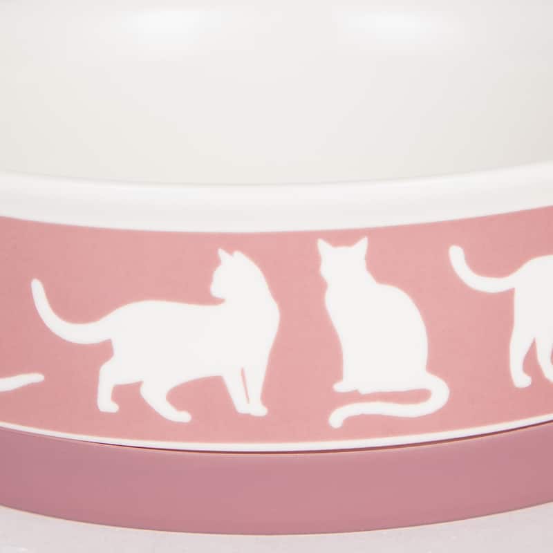 Bone Dry Pet Bowl Cats Meow (Set of 2)
