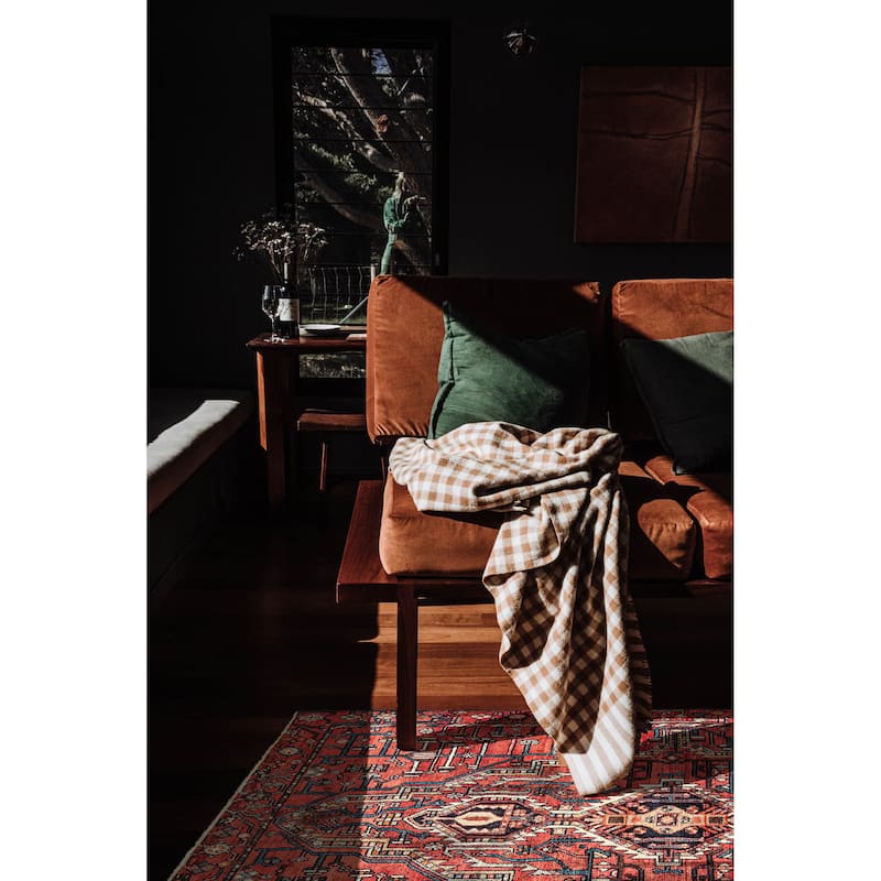 ECARPETGALLERY Hand-knotted Anadol Red Wool Rug - 4'2 x 6'5