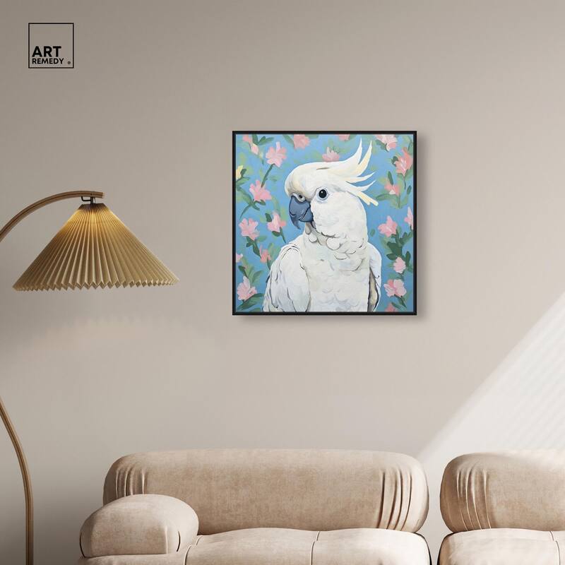 White Cockatoo I Canvas by Art Remedy