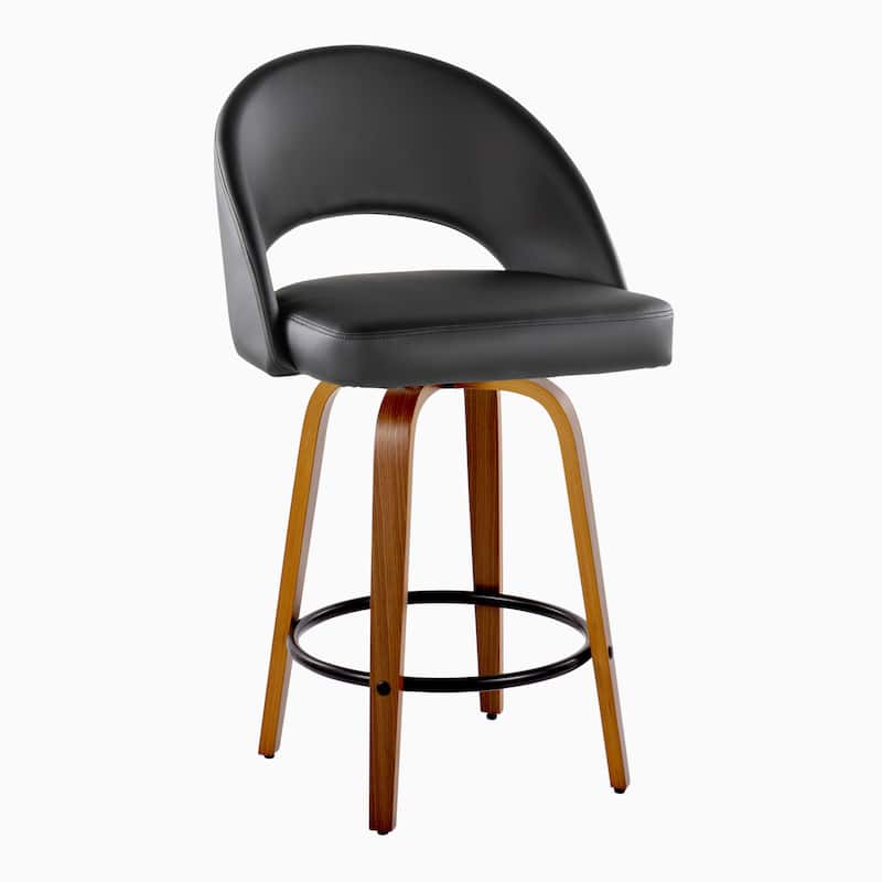 Renee Upholstered 26" Fixed-Height Counter Stool - Set of 2