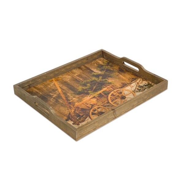 decorative serving trays with handles