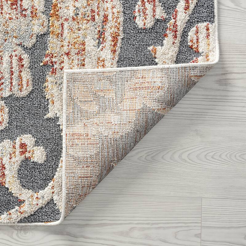 Mayson Farmhouse Floral Indoor Area Rug