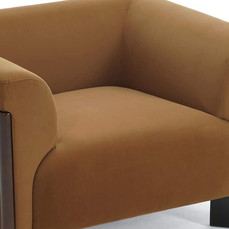 41"W Modern Tuxedo Arms Accent Chair for Living Room