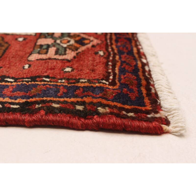 ECARPETGALLERY Hand-knotted Andelz Red Wool Rug - 4'1 x 6'11
