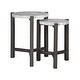 preview thumbnail 3 of 3, Signature Design by Ashley Bronson Accent Table (Set of 2) - Table-small: 15.75" W x 15.75" D x 20.88" H