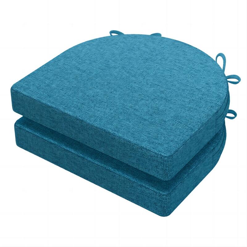 AAAAAcessories 17 in. X 16 in.Indoor Strap Non-slip Chair Cushion for Multi-scenario Setups (2 Pack) - N/A