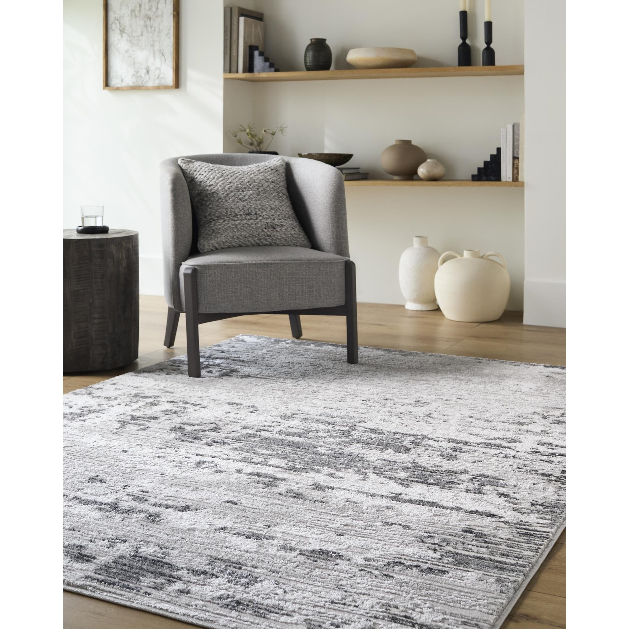 Livabliss Modern & Contemporary Sunrise Abstract Area Rug.