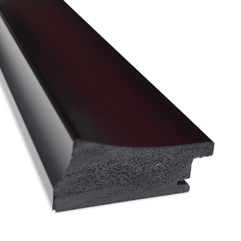 Grand Narrow Non-Beveled Framed Full-Length Floor Leaner Mirror