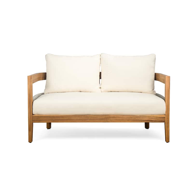 Christopher Knight Home - Porto Outdoor Loveseat & Table with Club Chair Set