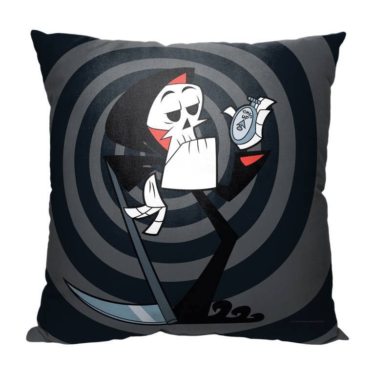 Cartoon Network Billy And Mandy Times Up 18 Inch Throw Pillow