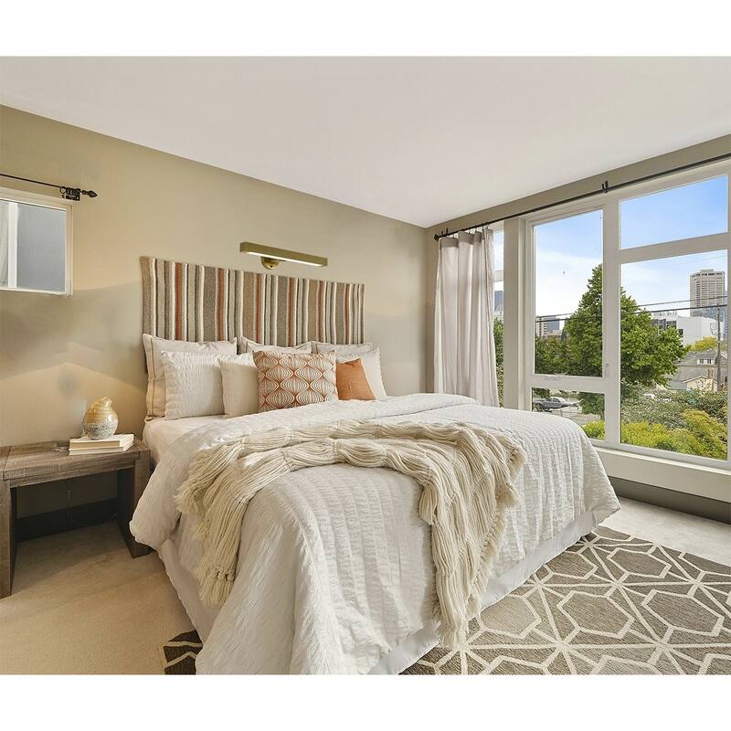 4-Light Satin Brass Wall Sconce With A White Frosted Acrylic diffuser