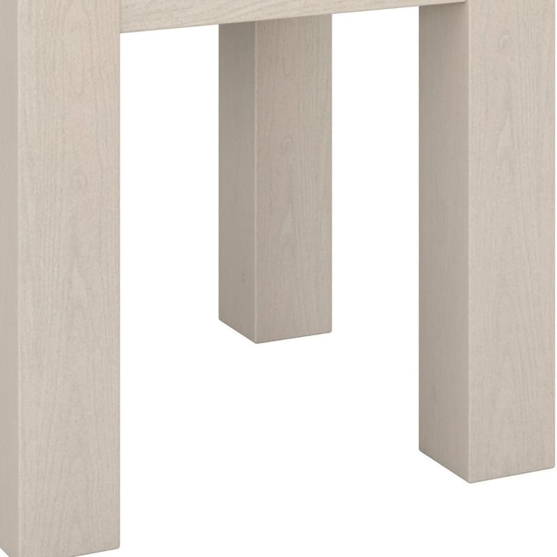 Wood Square End Table with 4 Legs 22 Inches MDF Wood - 22” x 22” x 22” (D x W x H)