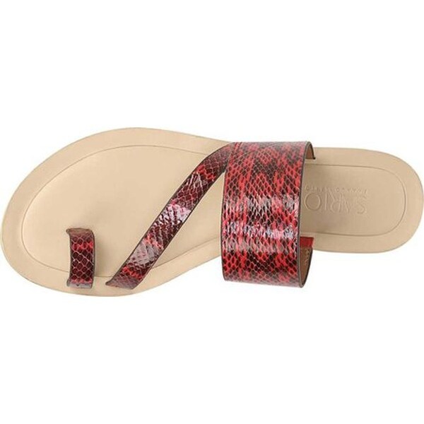 franco sarto red sandals