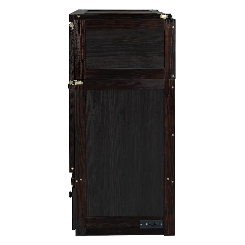 Full Size Murphy Bed with USB Port and a Large Drawer