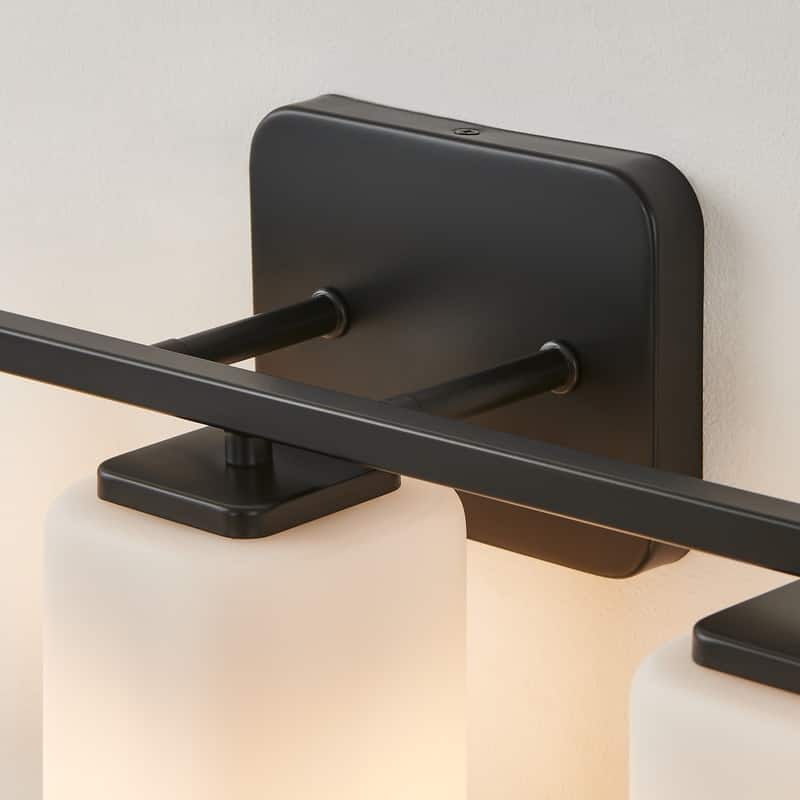 KAWOTI W20.5" Frosted Glass Bathroom Vanity Light