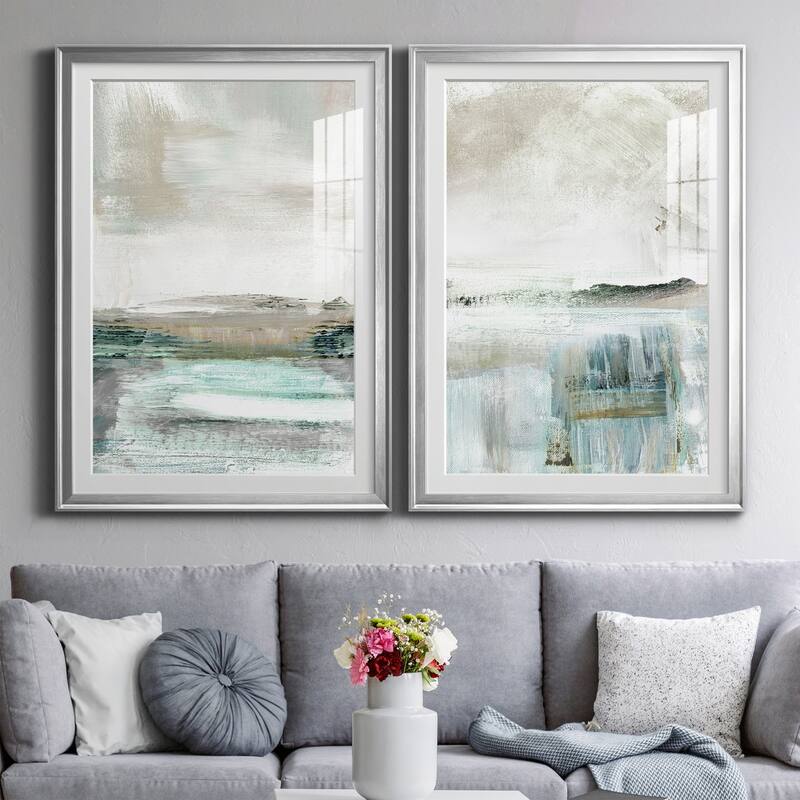 Summer Teal I Premium Framed Print - Ready to Hang