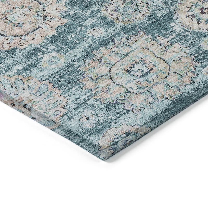 Machine Washable Indoor/ Outdoor Chantille Persian Vintage Rug