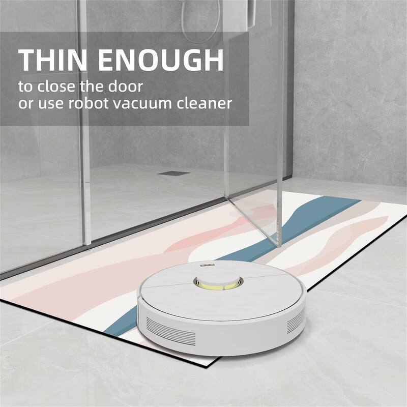 Bath Mat Rug-Thin Quick Dry