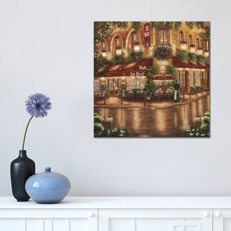 iCanvas "Cafe Le Buci" by Betsy Brown Canvas Print - 18x18x1.5
