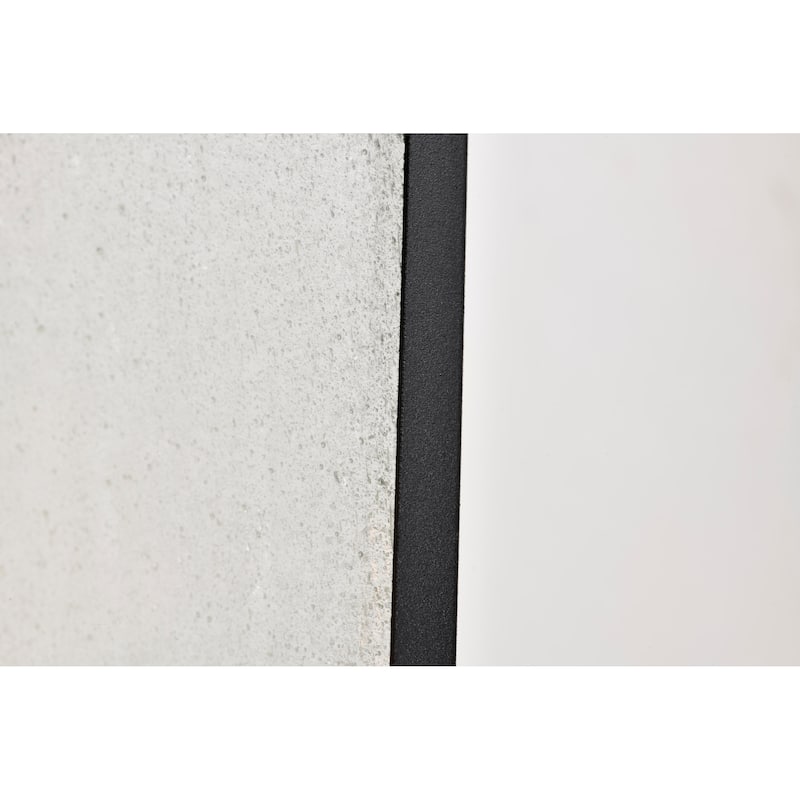 Lawrence 1 Light Small Wall Lantern Matte Black with Clear Seeded Glass