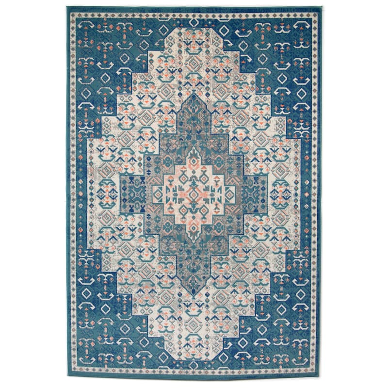Semih Oriental Medallion Area Rug