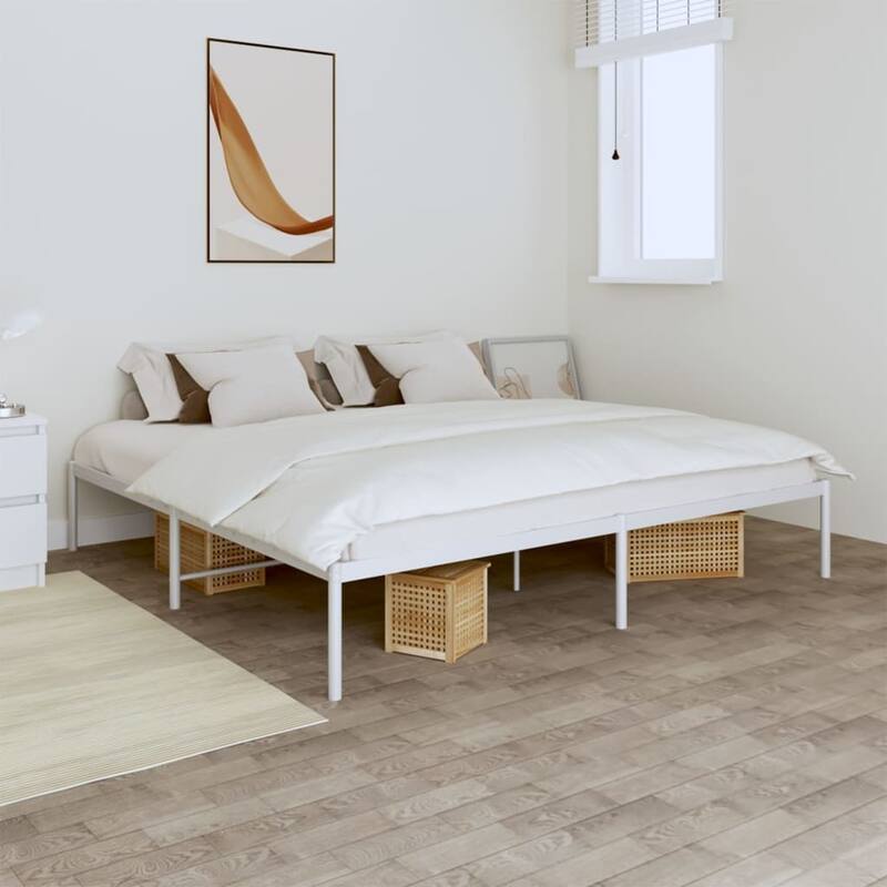vidaXL Metal Bed Frame, No Mattress