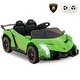 preview thumbnail 5 of 7, 12V Battery Powered 4WD Lambo Kids Ride on Car w/ Remote Control Green