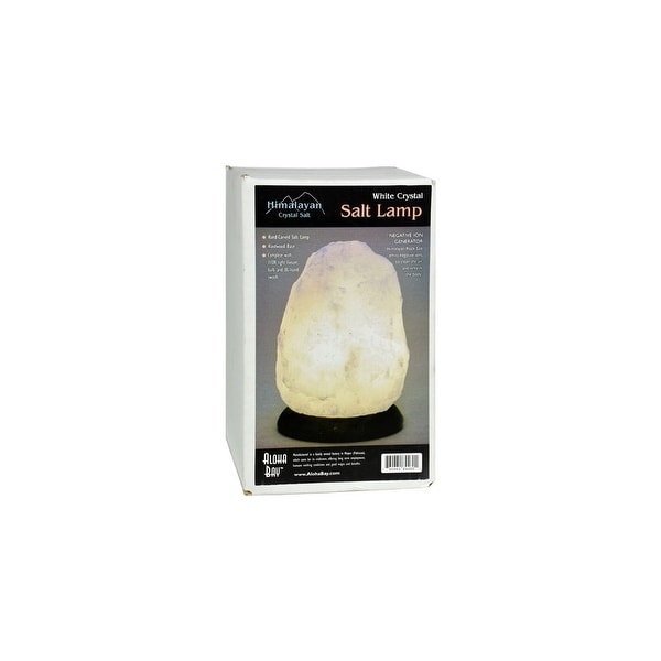 Himalayan Salt Lamp White 8 in Lighting