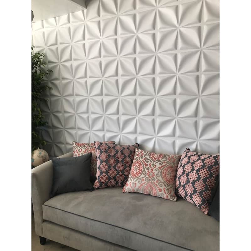 Art3d 3D Wall Panels PVC Butterfly Design (32 Sq.Ft)