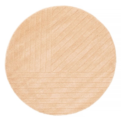 Kashkuli Gabbeh Beige Rug 3'11" x 3'11" - 3'11 x 3'11