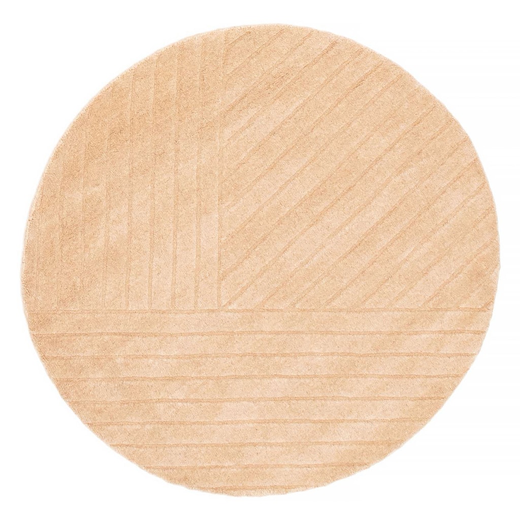 Kashkuli Gabbeh Beige Rug 3'11" x 3'11" - 3'11 x 3'11