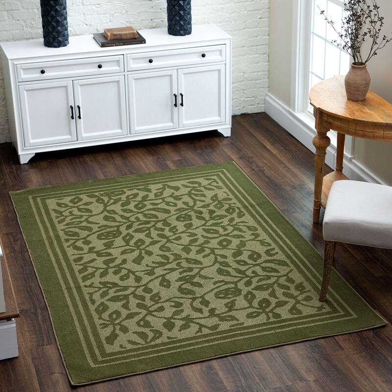 Mohawk Home Wellington Botanical Machine Washable Area Rug