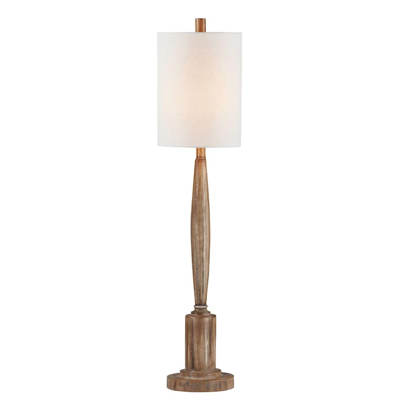 Crawford 35" Buffet Lamp with Linen Shade, Natural (Set of 2)