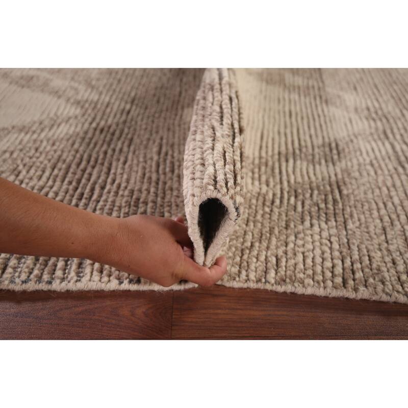 Geometric Moroccan Oriental Accent Rug Handmade Wool Carpet - 2'9"x 5'4"