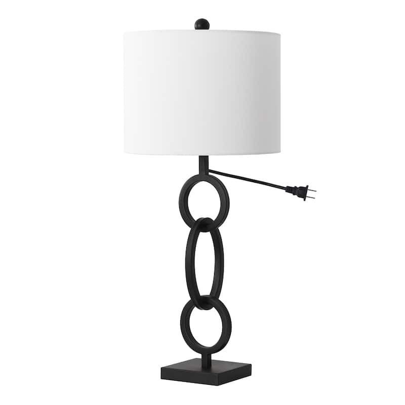 SAFAVIEH Lighting 32-inch Alaia Iron Table Lamp. - 13"W x 13"D x 30"H